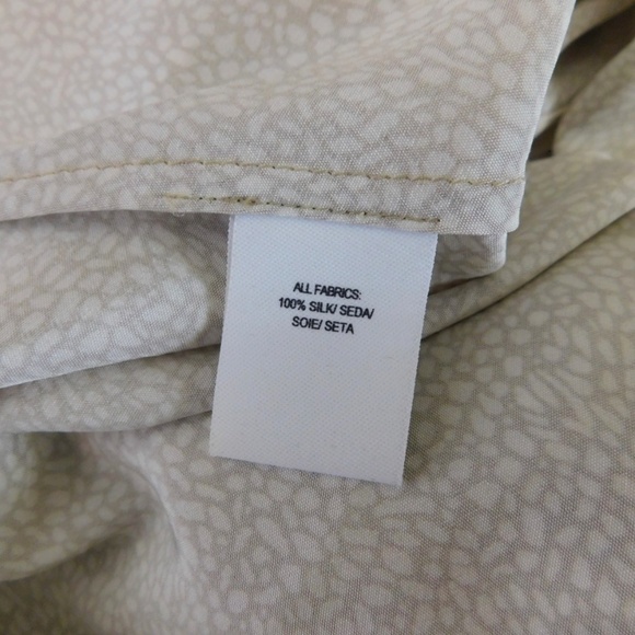 DEREK LAM 10 Crosby Silk Printed Layered Tank Top Abstract Geometric Size 4 - Picture 12 of 14